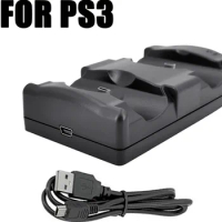 Dual ChargersB Dual Charging Powered Dock Charger for PlayStation 3 for Sony for PS3 Controller &amp; Move Navigation