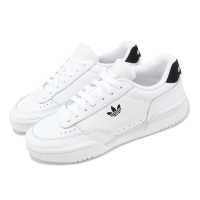 adidas 愛迪達 休閒鞋 Court Super W 女鞋 白 黑 皮革 三葉草 小白鞋 愛迪達(IE8081)