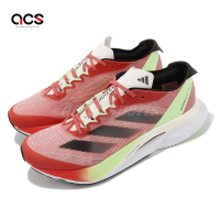 adidas 慢跑鞋 Adizero Boston 12 M 男鞋 紅 綠 馬牌輪胎底 運動鞋 馬拉松 愛迪達 IG3329