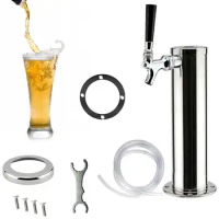 Single Tap Draft Beer Tower Beer Dispenser Draft Kegerator Tower With Spring Beer Faucet For Bar Home Brewing