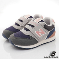 New Balance童鞋經典復古運動鞋系列IZ996ME3灰粉藍(寶寶段)