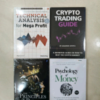 PAKET 4 BUKU TECHNICAL ANALYSIS FOR MEGA PROFIT CRYPTO TRADING GUIDE THE PSYCHOLOGY OF MONEY THE PRI