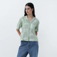 CELCIUS WOMAN Sprite Kemeja Lengan Pendek LIN000005W Sage