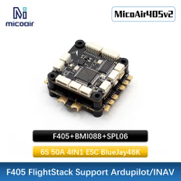 MicoAir405v2 F405 Stack 30x30 Flight Controller with Bluejay 50A 4IN1 ESC Support Ardupilot&amp;INAV