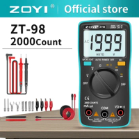 ZOYI Digital Multimeter Ammeter Voltmeter Resistance Frequency backlight Meter voltage Diode Frequen