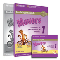 YLE劍橋兒童英檢官方全真考題組 Cambridge English Movers 1 學生課本+答案本+聽力CD 華通書坊/姆斯