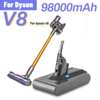 2024 latest Dyson V8 21.6V 98000mAh battery replacement Dyson V8 absolute wireless handheld vacuum cleaner Dyson V8 battery