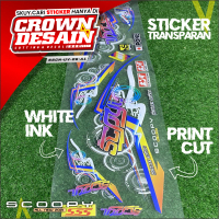 Striping UV Scoopy New Custom Rainbow - Decal Striping UV Scoopy Terbaru 2021 2022 Variasi Desain - 