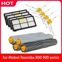 HEPA Filters Brushes Replacement Parts Kit for iRobot Roomba 980 990 900 896 886 870 865 866 800 Accessories Kit