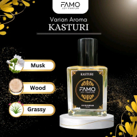 Parfum Varian Kasturi Famaze Joy Parfum, Eau De Parfum Wangi Awet Tahan Lama hingga 8 Jam Free Dus.
