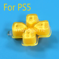 2pcs For PlayStation 5 PS5 Controller Replacement Plastic Crystal Buttons D Pad Driection Key
