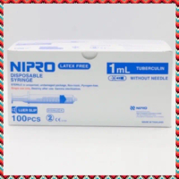 (ยกกล่อง 100 อัน) Syringe Nipro / Terumo  1ml กระบอกฉีดยา