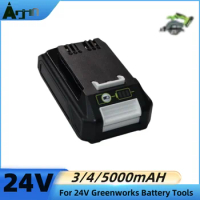 Replacement 24V 3.0/4.0/5.0Ah Lithium Battery For Greenworks Tools compatible 20352 22232