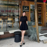 [M93] Set 2lớp áo choàng kèm váy 2dây dáng A