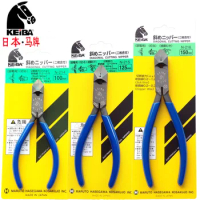 High quality KEIBA imported E type angle diagonal pliers N-214 N-215 N-216 PLASTIC PLIERS made in Japan