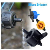 [100 PCS] 2/4/8L/H tekanan mengimbangi Dripper pertanian taman pengairan titisan Hijau Rumput Tanama