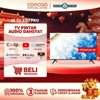 COOCAA 43 inch Smart Digital TV - 4K - UHD - Dolby Audio - Youtube - Mirroring - Boundless -Browser 