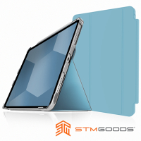 澳洲 STM Studio iPad Air 11 M3/M2/第5代/第4代 iPad Pro 11 4/3/2/1代 通用極輕薄防護硬殼 - 透藍