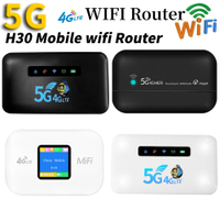 4G5G Mobile Wifi Hotspots Pocket Wireless WiFi Router CAT4 150Mbps WiFi Mobile Router Sim Card Unlimited Internet For Outdoor