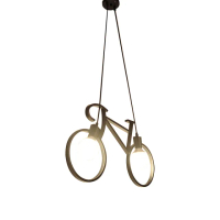 【GoldBright 金亮】腳踏車吊燈 工業風吊燈 自行車吊燈 餐廳吊燈 餐吊燈 咖啡廳吊燈(不含燈泡)