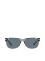 แว่นกันแดดยูนิเซ็กส์ New Wayfarer รุ่น RB2132F 64503R 55 เลนส์โพลาไรซ์ สีน้ำเงิน