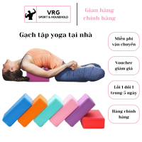 [FREESHIP] Gạch tập yoga xốp eva dùng trên thảm tập yoga tại nhà Cục gạch block yoga mẫu trơn tại ph