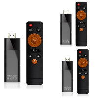 Q6 Mini TV Stick Android 10 2.4G+5G Wifi+BT4.0 H313 Quad Core A53 Smart TV Box Android TV Stick PK DQ03