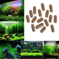 40 Particles Aquatic Plant Water Root Organic Resin Wraps Fertilizer Condensed Aquarium Fish Tank Cylinder Fish Tank Nutrition