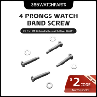 4 Prongs Watch Band Screws Original Automatic Watch Strap Screws for Richard Mille RM Richard Mille 