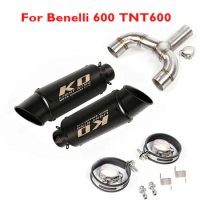 Motorcycle Exhaust Tip Muffler Escape System Modified Connection Middle Mid Link Tube for Benelli 600 TNT600