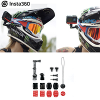 Insta360 Helmet Mount Bundle สำหรับ X3หนึ่ง X2 One Rone X Action Camera อุปกรณ์เสริมเดิม