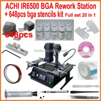 New ACHI IR6500 Bga Rework Station Motherboard Repair Machine + Professional Bga Reballing Kit Full Set 21 Gifts