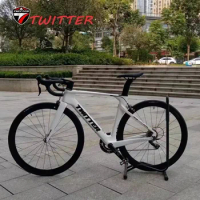 TWITTER R10 C brake RIVAL-22S Hides inner traces 56cm carbon fiber road bike 700*25C wheels bycicle велосипед complete road bike