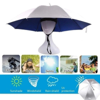 Topi Payung, Payung Kepala Payung, Untuk Dewasa, Automatik, Payung Kepala Golf, Payung Besar, Dijual