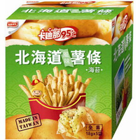 卡迪那 95℃北海道風味薯條-海苔 (18gX5袋)/盒【康鄰超市】
