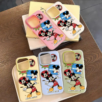 Transparent jelly Casing Happy Mickey For iPhone 17 13 12 14 11 15 16 Pro Max 17 Air 15 PROMAX 15 PL