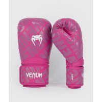 Venum Contender 1.5 成人泰拳拳套 - 10Oz 白/粉色