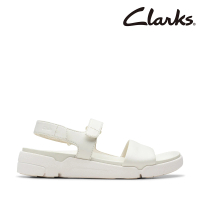 【Clarks】女鞋 Trigenic2 See. 三瓣鞋2.0 全皮面輕量魔鬼氈設計涼鞋(CLF82573S)
