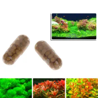 40 Pcs Aquatic Plant Water Root Organic Resin Wraps Fertilizer Condensed Aquarium Fish Tank Cylinder No Toxin Stably&amp;Effectively