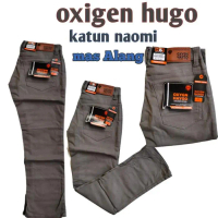 celana panjang pria dewasa celana katun naomi oxigen hugo panjang