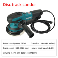 Makita 6050J Sandpaper Machine Woodworking Sander 6 Inch Round Electric Grinding Wall Grinding And Polishing Woodworking Tools