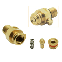 อะแดปเตอร์วาล์วสำหรับสายน้ำโซเดียมคาร์บอเนต รุ่น M18x1.5/TR21x4 อะไหล่เติม