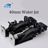 MSQ 40mm Water Jet Boat Pump Spray Water Thruster With Reversing bucket 4/5mm Shaft for RC Model Jet Boats