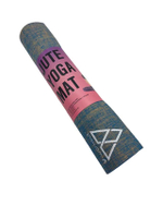 VWO006 JUTE YOGA MAT BLUE