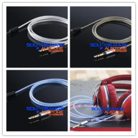 Upgrade Silver Plated OFC Cable For Sennheiser Momentum Over Ear On Ear Headphone 3 Color Select