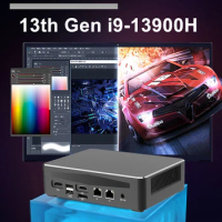 Topton V600 13th Gen i9 13900H Intel Mini PC Gamer NUC Windows 11 2*DDR5 2*PCIE4.0 2*2.5G LAN Gaming Desktop Mini Computer WiFi6