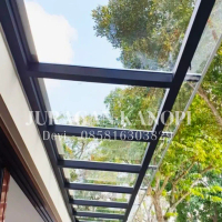 canopy atap SolarFlat 3mm kanopi SolarTuff solid Polycarbonate
