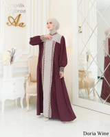 Gamis Wanita Terbaru Dress Acropolis of Athena Bahan Paulista X Cerutty Babydoll Gamis Polos Terbaru