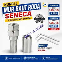 Mur Baut Roda Seneca 3.5cm Lug Nut Seneca Kunci L Fujita 1.5MM 4 PCS