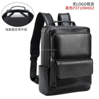 Business Leather Backpack Men's Commuter Computer Backpack Cowhide Leisure Travel Backpack Fashion Gift Bag